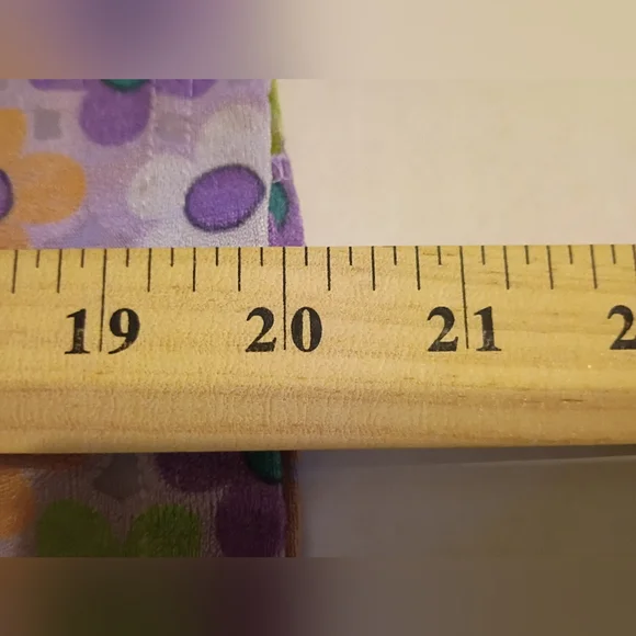 VTG Concepts And Design Burnt Out Floral Patterned Crop Top - Multicolor Sz M - Picture 6 of 7